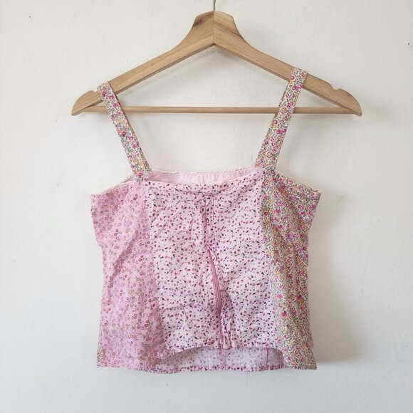 Y2K Girls Limited Too Tank Top 14/16 Floral Pink - Picture 5 of 5